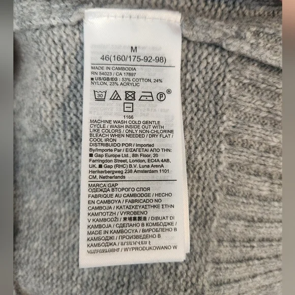 GAP CashSoft Turtleneck Mini Sweater Dress - Picture 7 of 8